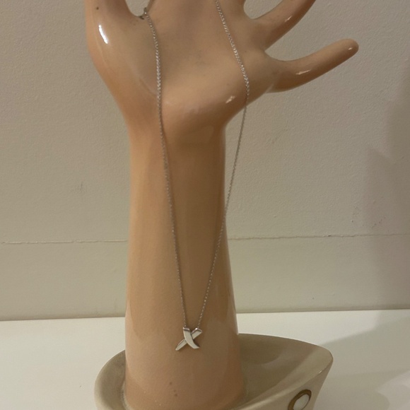 Tiffany & Co Paloma Picasso Silver X Graffiti Necklace - Picture 4 of 6